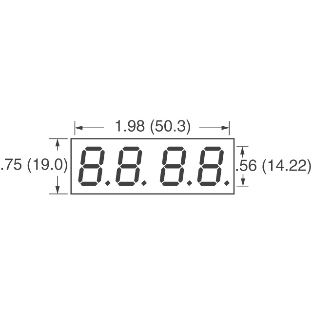 LDQ-N514RI Lumex Opto/Components Inc.  Modules d'affichage - Caractères et chiffres à LED